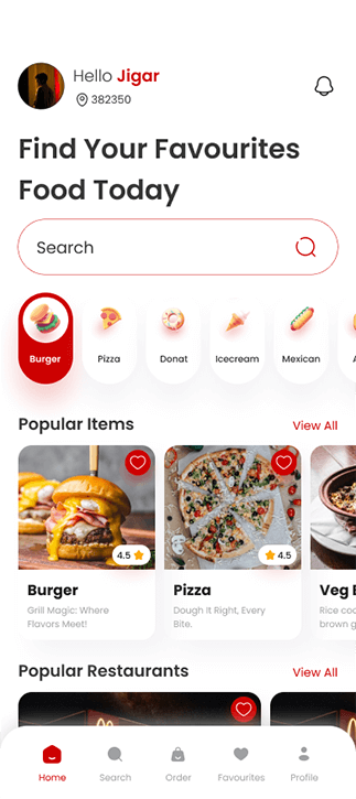 Food Delivery User App